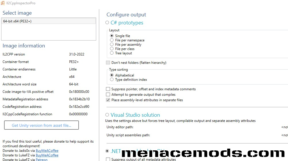 Il2CppInspectorPro menace modding